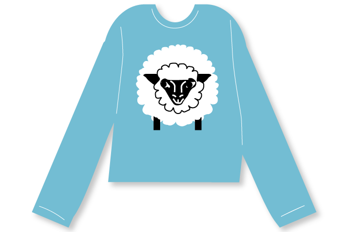 Sheep Face Sweater copy