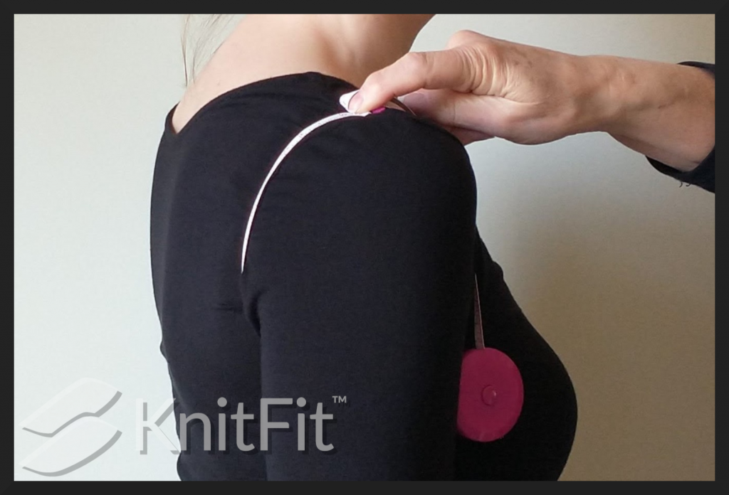 Shoulder circumference side view