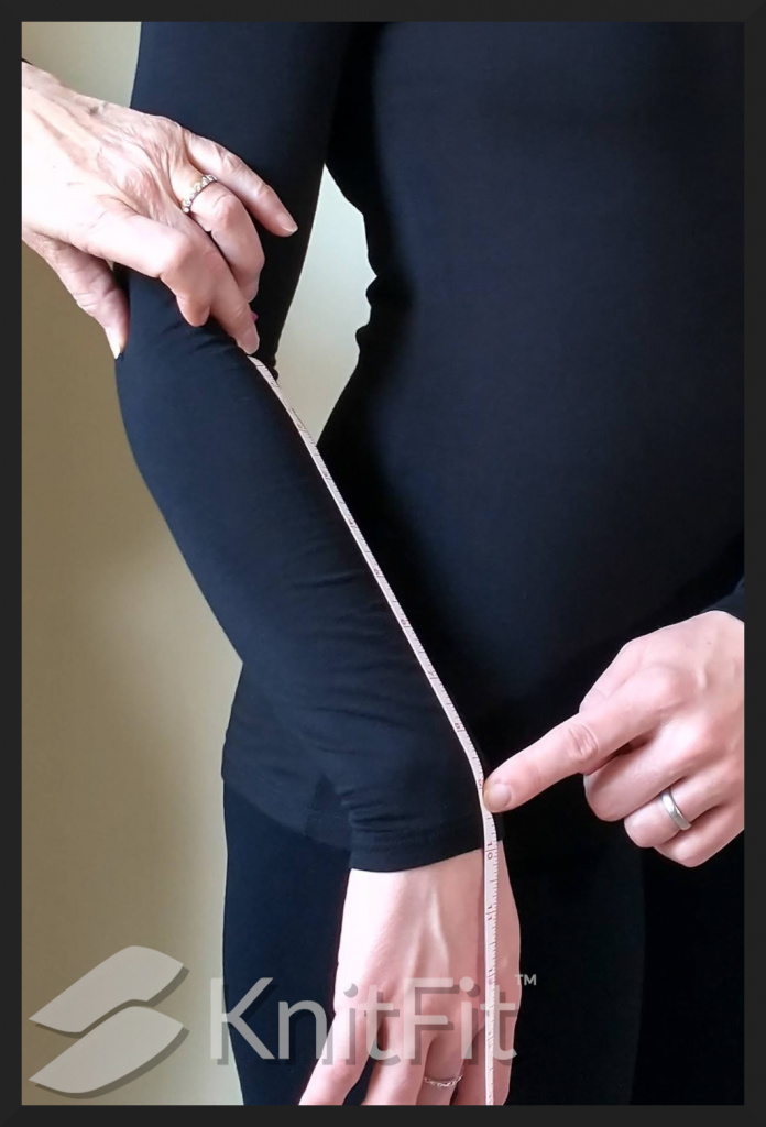 Wrist to elbow quarter view
